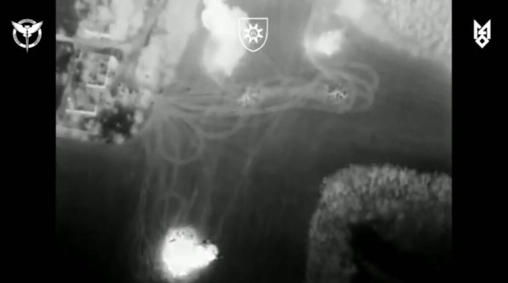 himars strike destroys four russian helicopters single operation hur's video cluster rockets exploding over intelligence coordinated attack targeting two mi-8 transports ka-52 gunships belgorod oblast including mil kamov were destroyed