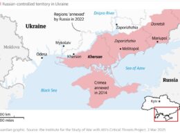 russia sending suicidal missions gain foothold near kherson regional leader says 2022 moscow illegally declared annexation zaporizhzhia luhansk donetsk oblasts despite never fully controlling any guardian oblast russian troops under