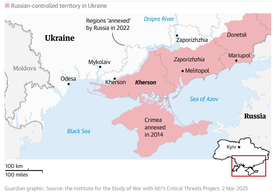 russia sending suicidal missions gain foothold near kherson regional leader says 2022 moscow illegally declared annexation zaporizhzhia luhansk donetsk oblasts despite never fully controlling any guardian oblast russian troops under