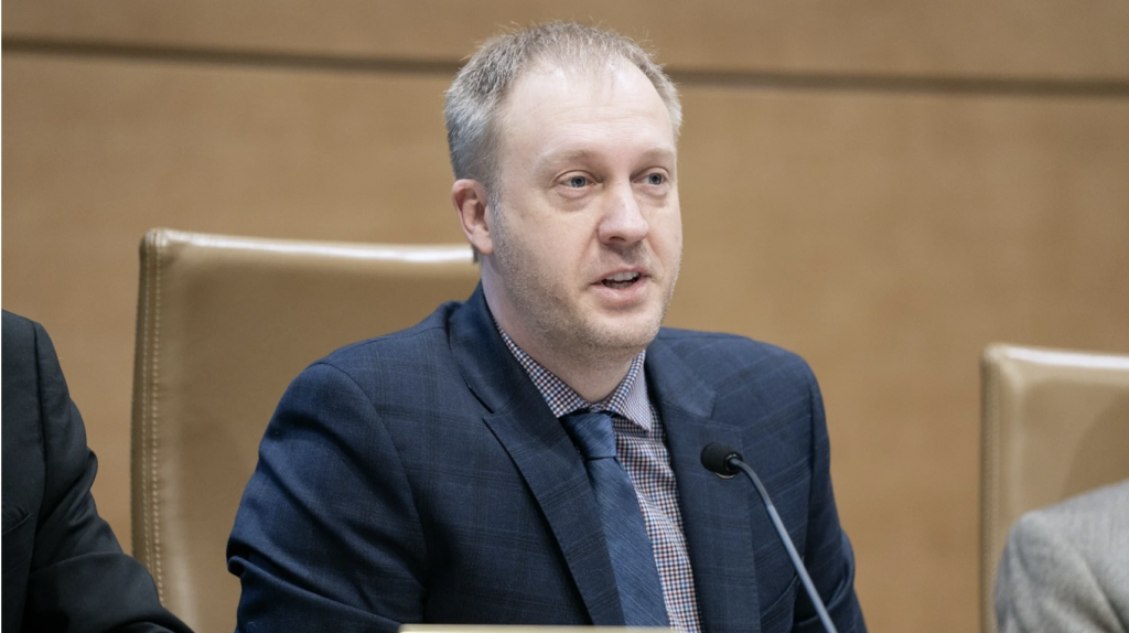A Minnesota state senator, Justin Eichorn, who recently co-authored controversial legislation to classify critics of Donald Trump as mentally ill has been arrested and charged with soliciting a minor for prostitution.