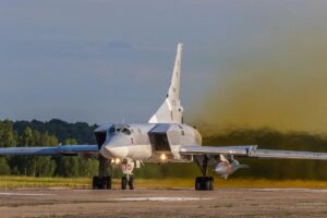A Tu-22M with a Kh-22 missile.