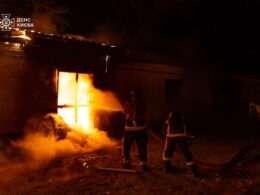russia kills five injures 26 civilians across ukraine fire kyiv following russia's explosive drone attack overnight 10 2025 state emergency service city 7147cc74c89893d2 least 11 russian long-range drones have reached