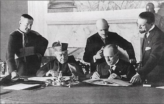 Mussolini Catholic Church 