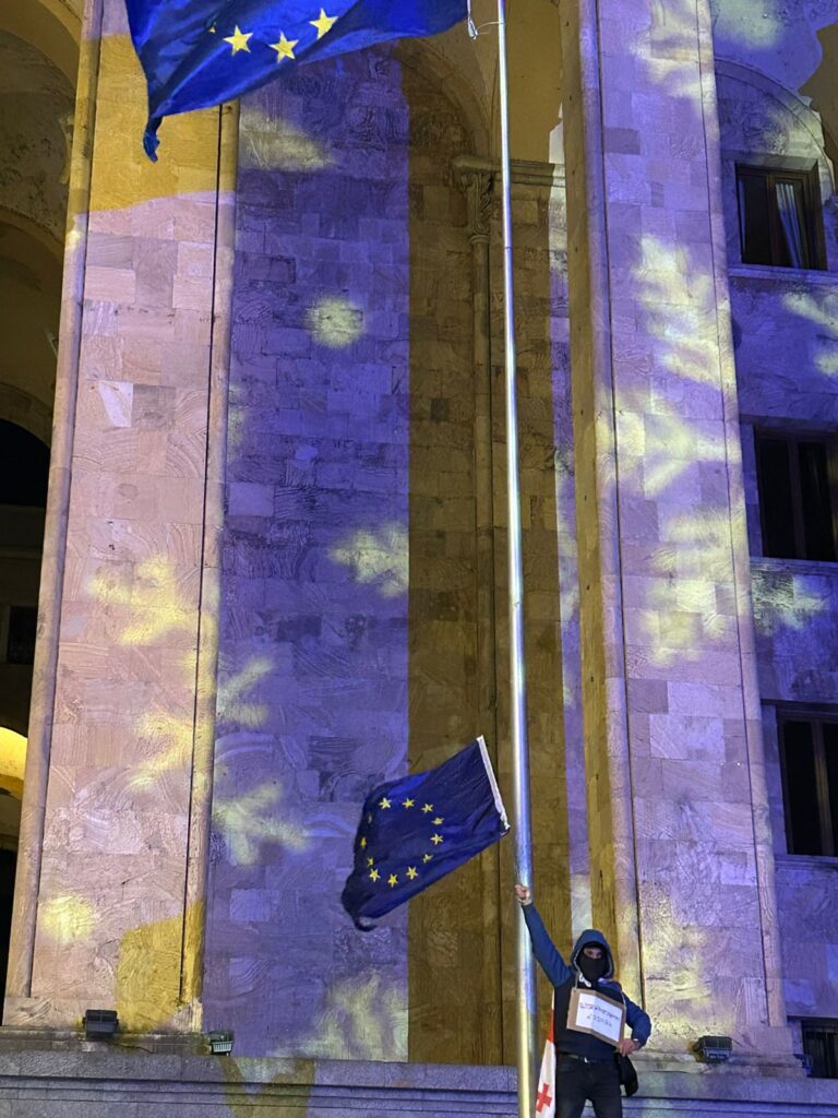 Georgia EU protests Tbilisi