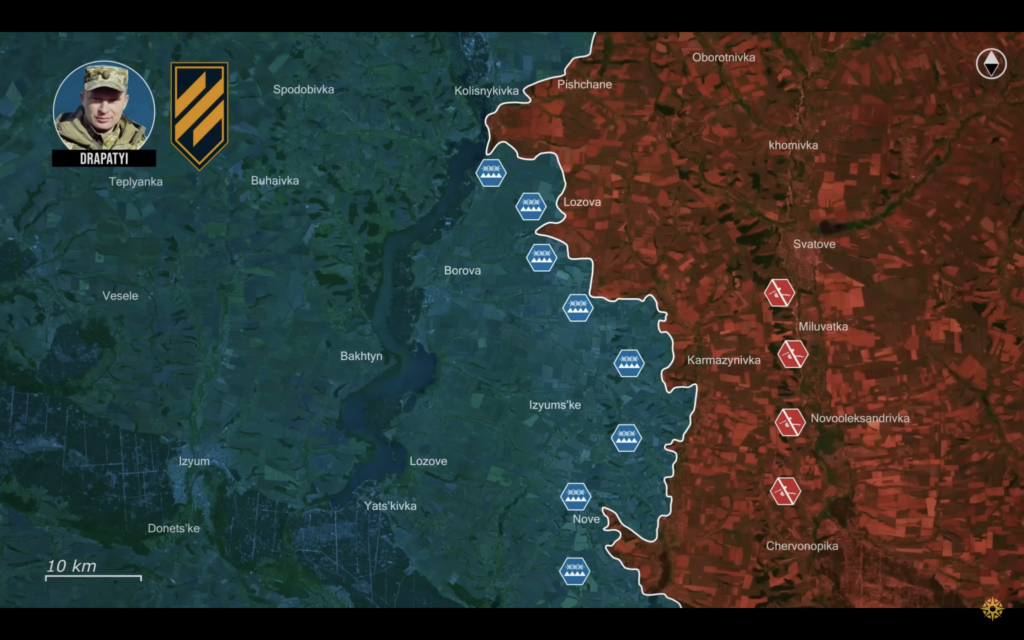 A screenshot from the RFU News — Reporting from Ukraine YouTube video.