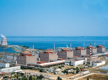 The Zaporizhzhia Nuclear Power Station in southeastern Ukraine is the largest nuclear power plant in Europe, currently occupied by Russia.