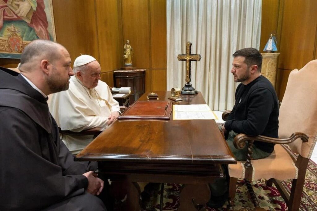 Zelenskyy Pope 