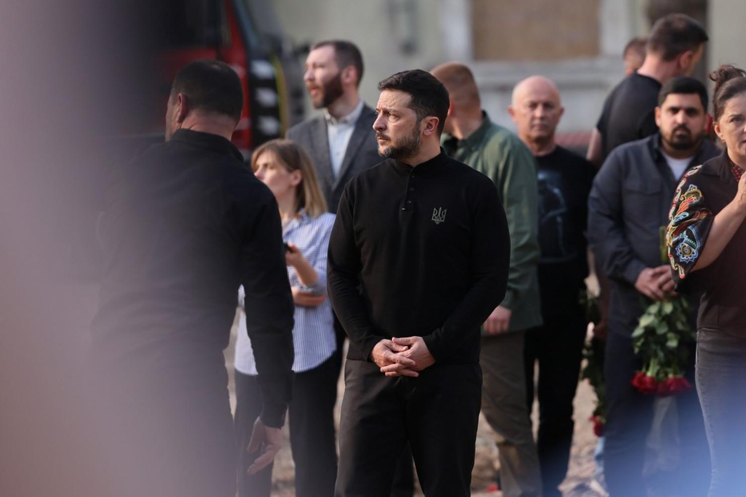 Russian missile strike Ukraine victims Zelenskyy