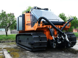The PT-300 D:MINE demining system in Ukraine in May 2024. Photo: AVTEK