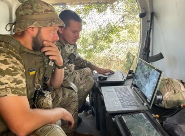 ukraine gets equipment military luxembourg iceland worth $ 23 mn ukrainian drone operators monitoring live video feed they're flying over russian-occupied part jason beaubien/npr soldiers ukraine’s defense ministry announced 21
