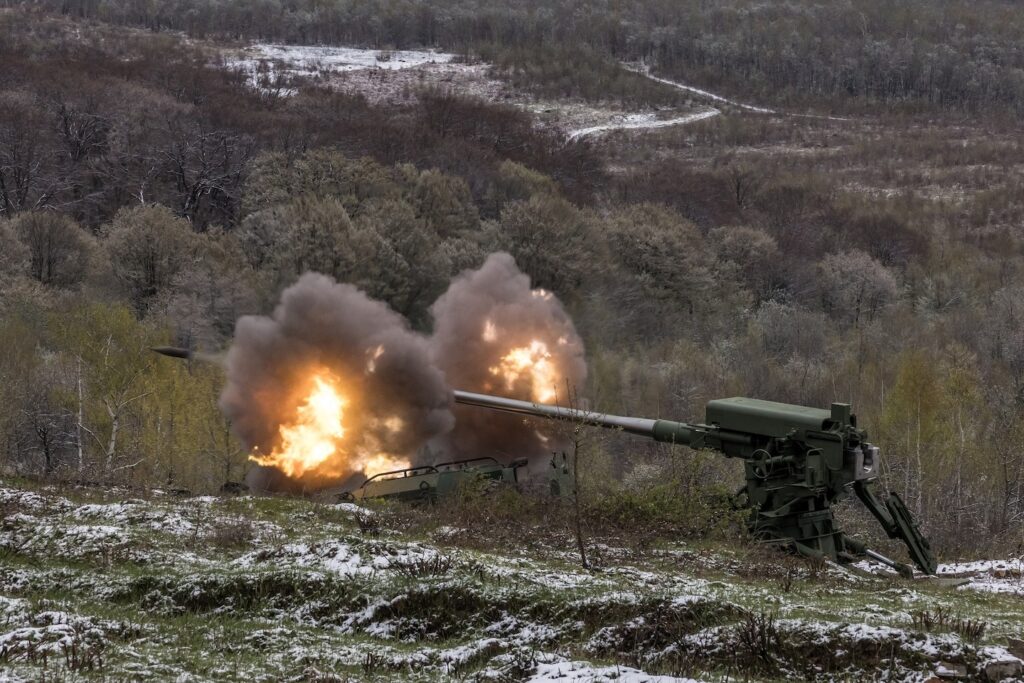 ukraine increases artillery production amid uncertainty over support ukrainian-made bohdana self-propelled wheeled howitzer fires testing site western 11 oksana parafeniuk/the washington post has rapidly scaled up its 155mm howitzers increasing