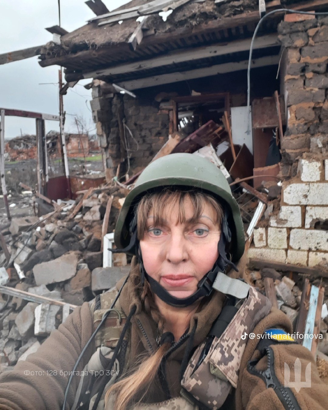 Svitlana, who serves with the 128th Brigade of the Territorial Defense Forces, destroyed a group of Russian soldiers with a single shot from a grenade launcher during an intense assault on the Zaporizhizhia front.