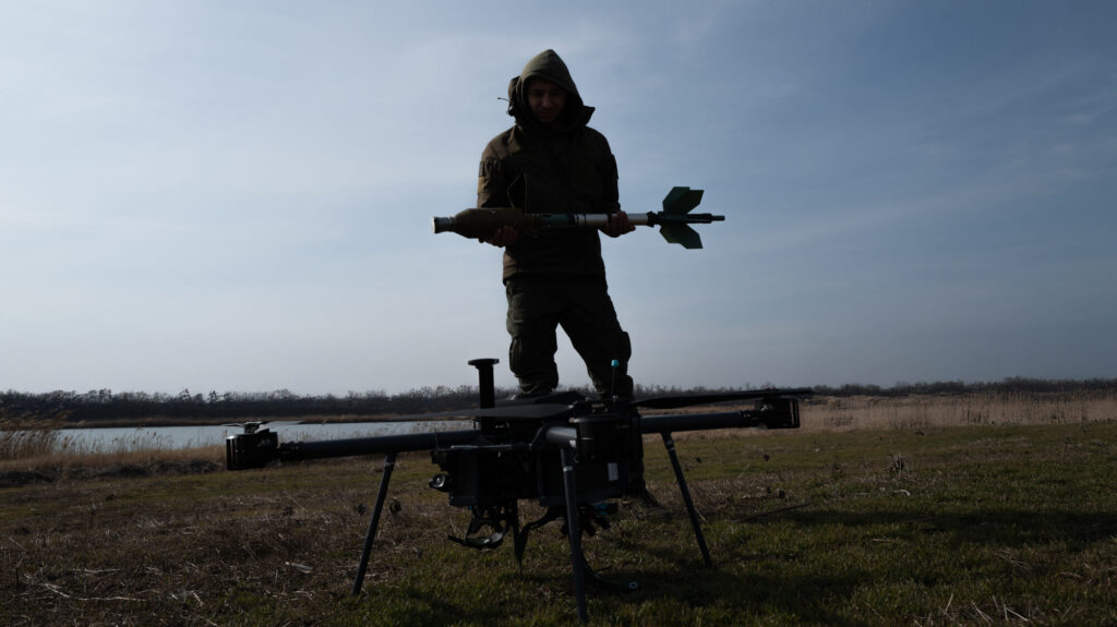 Ukrainian drones in Pokrovsk frontline