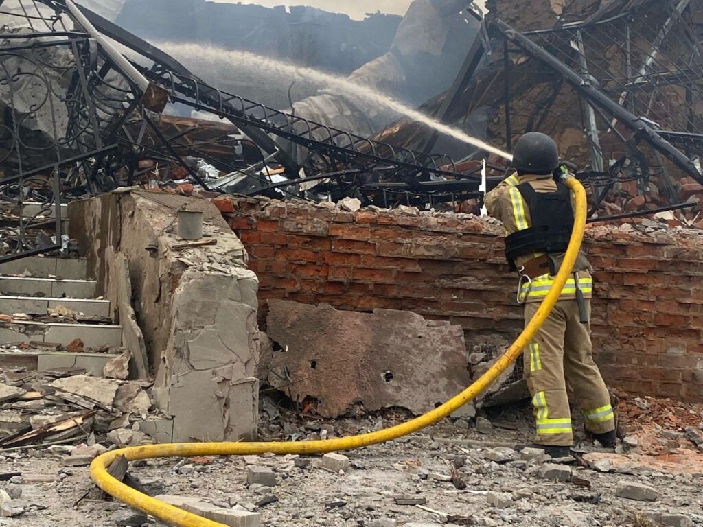 russia bombs sumy oblast first day its own declared ceasefire aftermath russia's attack 6 2025 which killed child local authorities telegram/sumy military administration 59f7327a-b7e3-4519-8068-434d22dbffc7 8 russian aircraft launched guided aerial