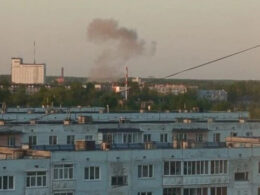 drones attack chemical factory, russia