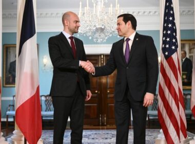 eu plans 17th sanctions package against russia over ukraine invasion french foreign minister jean-noël barrot (left) meets secretary state marco rubio washington dc 1 2025photo brendan smialowski / 8ea0b8f2ab32c839e73f12787e875af4 announced