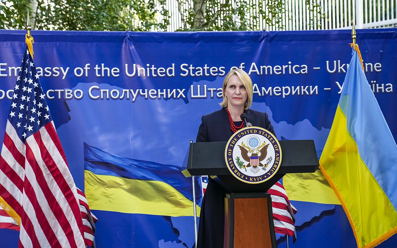 ex-ambassador brink says quit over trump’s ukraine policy calls dangerous appeasement ambassador bridget embassy kyiv 4 2023 july_4th_at_the_us_embassy_kyiv_ukraine_july_4_2023_-_53035163122 served until said resigned president donald foreign which claimed pressured instead confronting