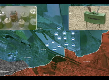 A screenshot from the RFU News - Reporting from Ukraine video, 5 May