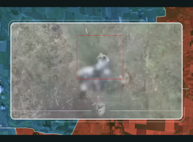 A screenshot from the RFU News - Reporting from Ukraine YouTube video, 23 May.