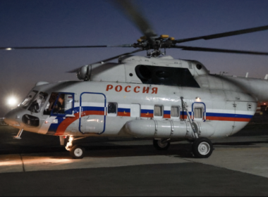 Putin's helicopter. Archive photo.
