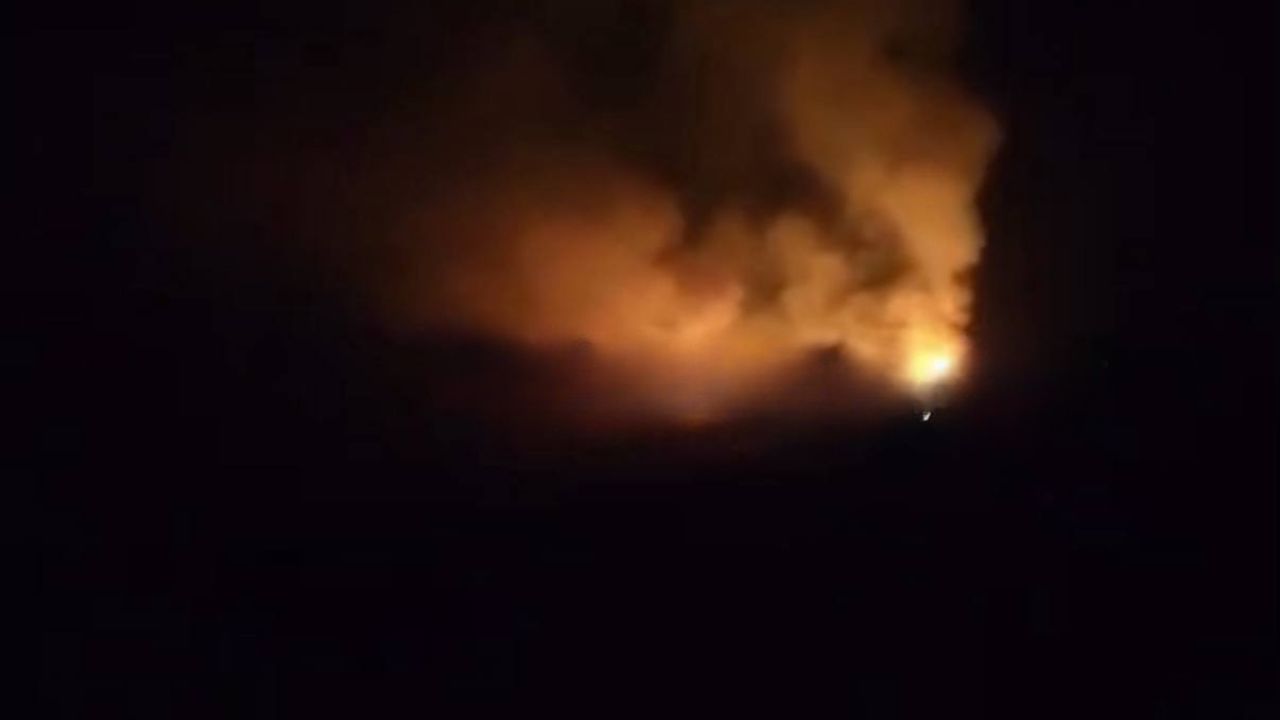 Overnight, drones struck alleged Russian military positions in Kursk Oblast, according to Ukrainian sources.