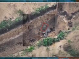 Frontline report: Russian soldier tries one last bike jump—drone ends it in the ditch