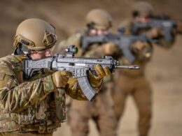 ukraine plans full production czech bren 2 assault rifles soldier folding cz rifle sources confirm gradual shift simple assembly ukraine's ukroboronprom already assembling under license partial component ongoing company could