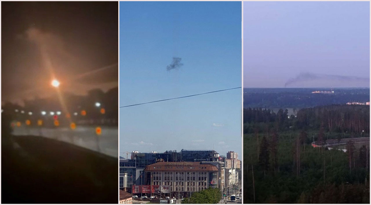 internet outages flight chaos follow drone attacks moscow nearby regions russian air defense activities distant fire oblast 22 2022 moscow-oblast-under-attack russia claims it's facing escalating wave ukrainian strikes now second
