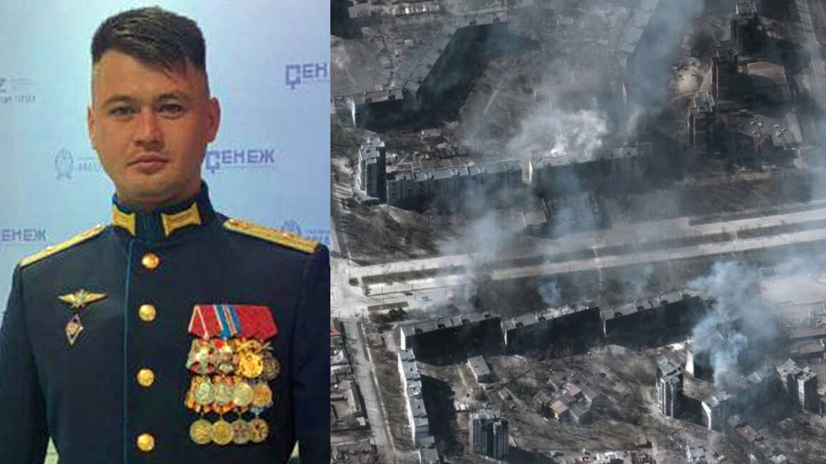 grenade explosion kills russian commander behind 2022 mariupol airstrikes zaur gurtsiyev air component russia's campaign seize (l) amid bombing muhtar-pomoev-mariupol media officials confirmed death deputy mayor stavropol former operation over