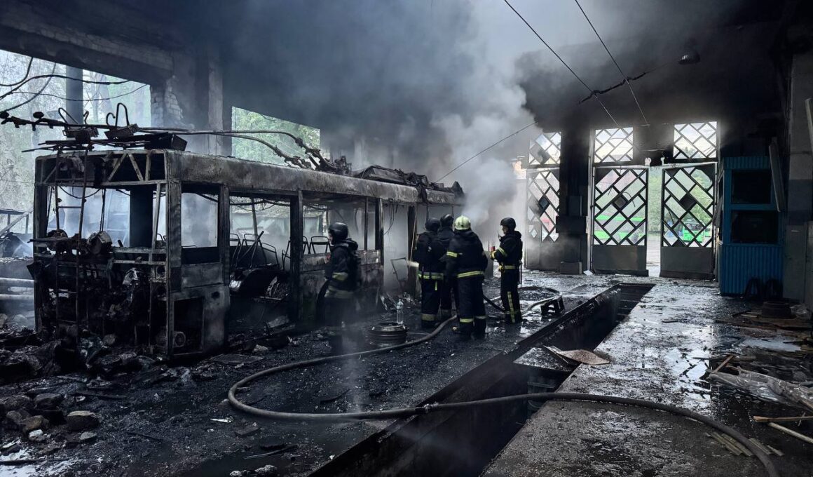 trolleybus depot kharkiv