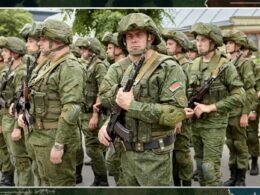 Belarusian troops at the joint military exercises with Russia