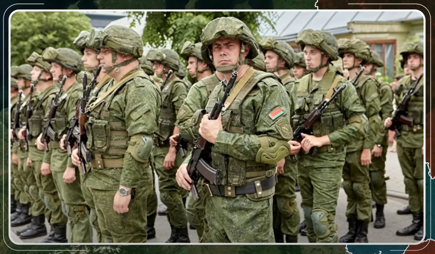 Belarusian troops at the joint military exercises with Russia