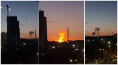 Drone strike on a Russian military factory in Tula overnight on 25-26 May 2025. Source: Supernova+. splav