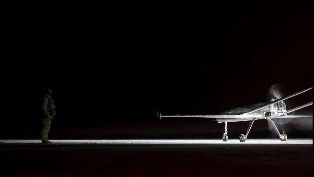 A Ukrainian strike drone.