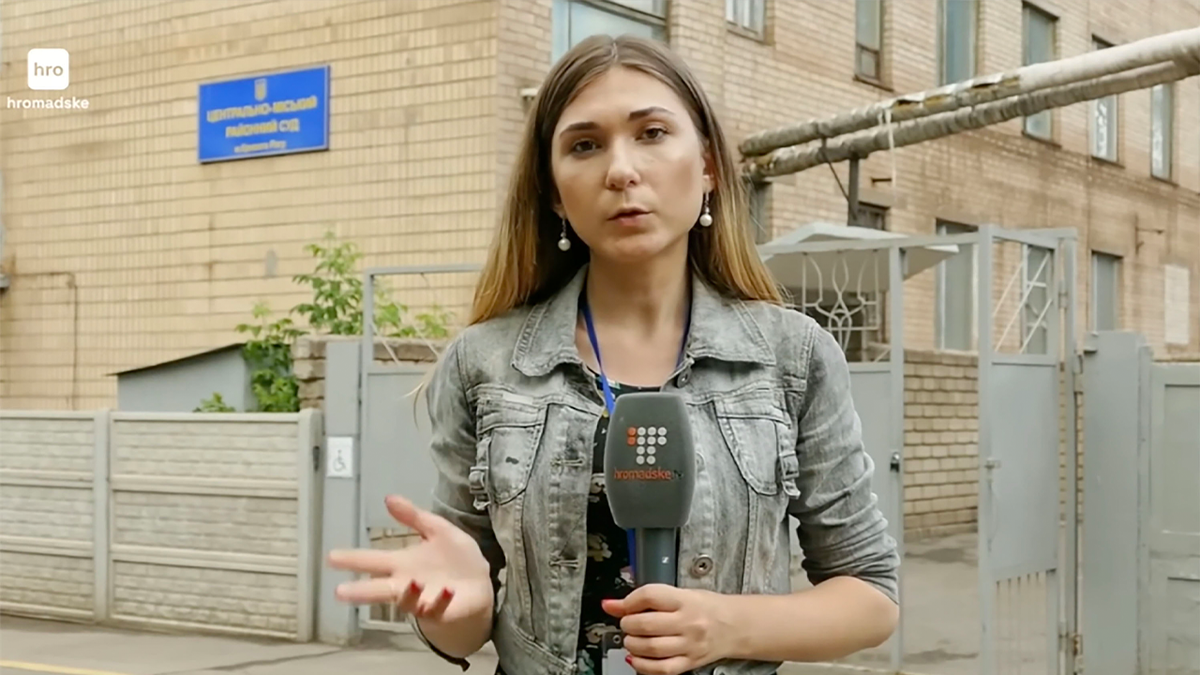 Ukrainian journalist Viktoriia Roshchyna. Screenshot: Hromadske