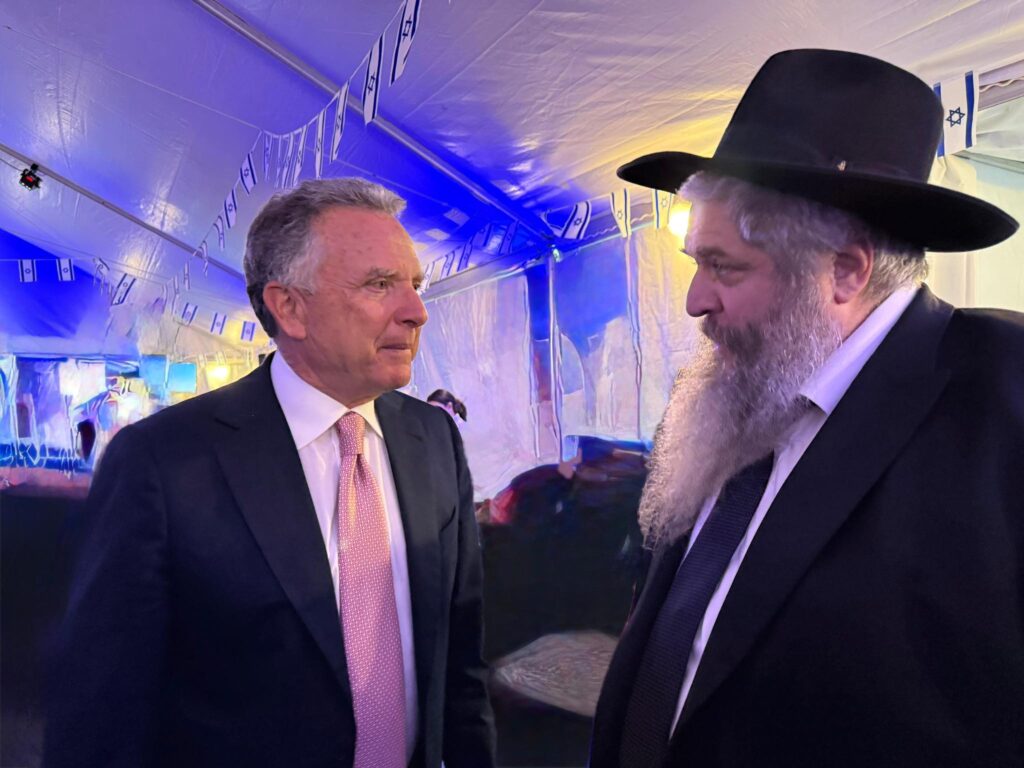 chief rabbi ukraine meets witkoff lawmakers heritage foundation calls continued support steve wikoff (l) moshe reuven azman vitkov 6-8 washington dc held multiple meetings influential officials advocate ongoing assistance its