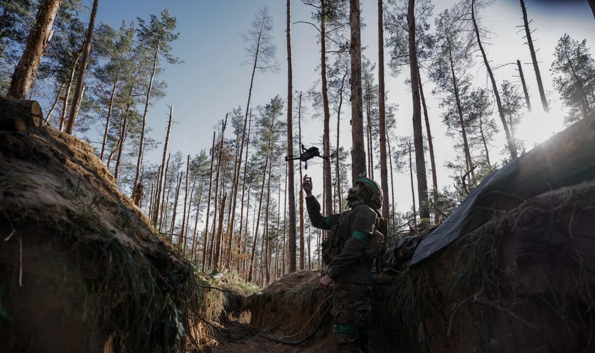 A 12th Azov Brigade drone operator.