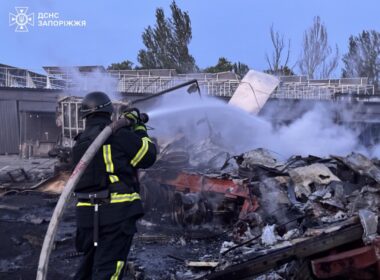 On the night of 18 June, Russia launched 13 drones on the southeastern city of Zaporizhzhia, completely destroying a postal service facility and igniting massive fires that consumed 47 parked vehicles, and damaging 15 buildings.