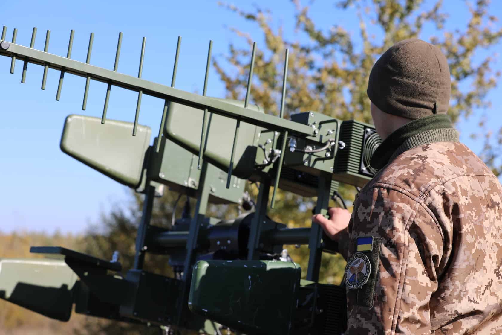 A component of the Ukrainian “Nota” EW system developed by Tritel. October 2021 (Photo: General Staff of the Armed Forces of Ukraine).