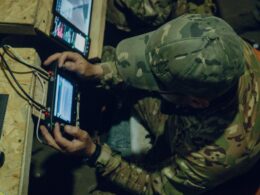 4th National Guard Brigade drone operator.