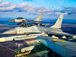 Ukrainian F-16s.
