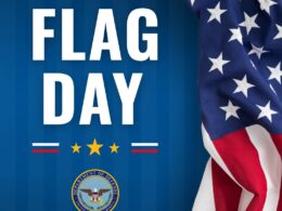 Pentagon Flag Day social media post displays apparent Russian tricolors, sparking criticism.