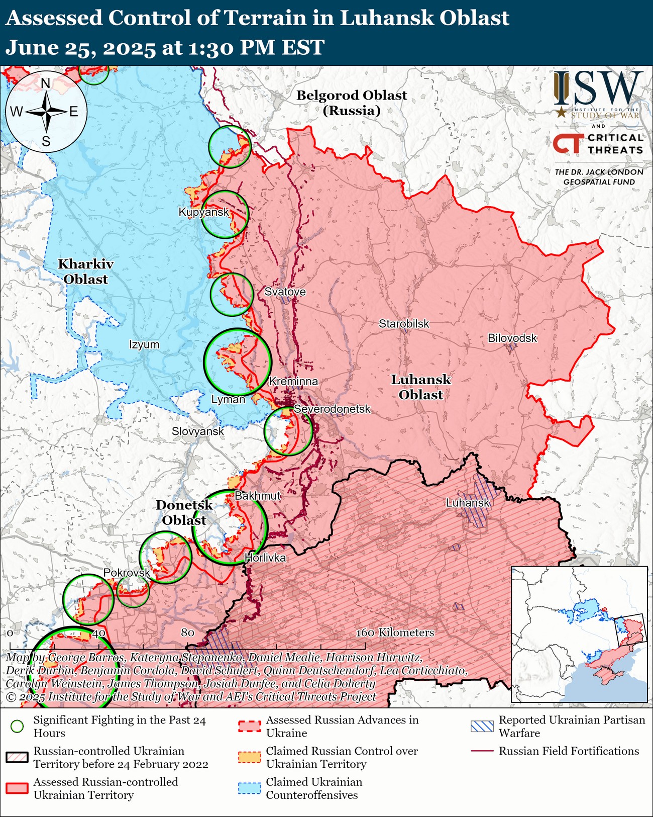 isw ukrainians advance near borova velyka novosilka russians vovchansk pokrovsk novopavlivka luhansk oblast 25 2025 fresh battlefield movements indicate both ukrainian russian forces made gains several contested areas across kharkiv
