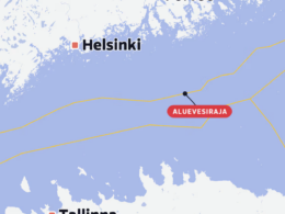 A Russian military aircraft is suspected of violating Finnish airspace on 10 June afternoon off the coast of Porvoo. Image: Mapcreator, Lasse Isokangas / Yle