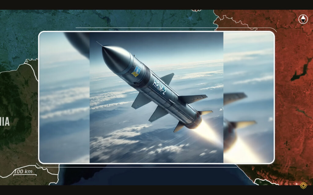 A screenshot from the RFU News Reporting from Ukraine YouTube video, 22 June.