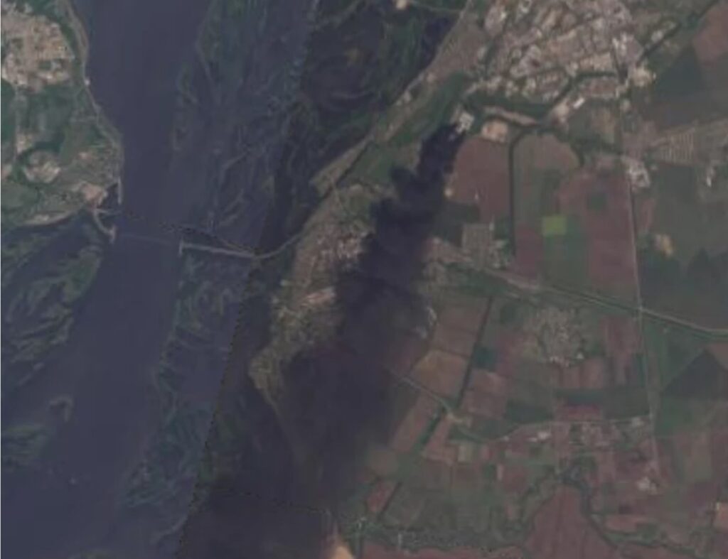 Ukraine hits Russian fuel depot — it’s still burning three days later