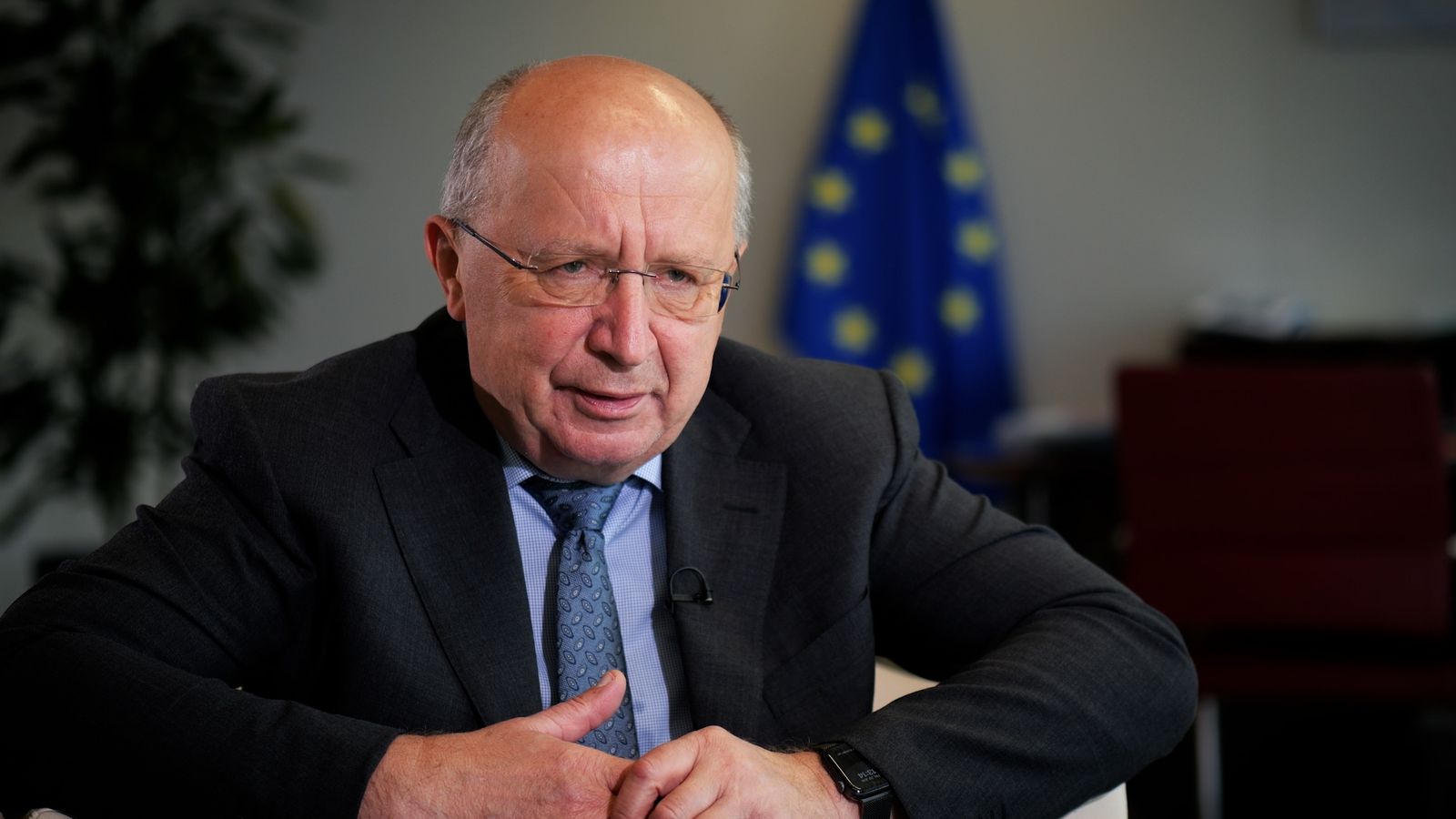 europe ready build millions drones face russian threat eu warns european commissioner defense space andrius kubilius sky news skynews-robbins-drones_6950494 rapidly scale up drone production readiness prepare potential aggression warned comments