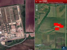 fire engulfs russian fuel depot again after new drone strike google maps satellite view atlas oil russia's rostov oblast (l) nasa firms data fires facility 23 2025 russias-oil-depot-atlas-ablaze-again-rostov-oblast early morning