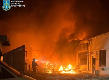 Three people in Kharkiv sustained injuries from drone debris in residential areas after the Russian overnight drone attack on 30 July.