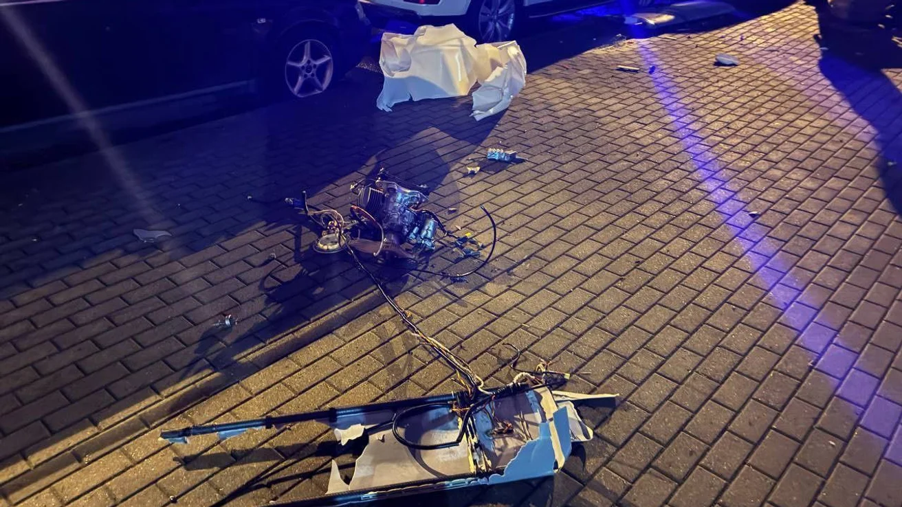 downed drone in belarus, july 2025